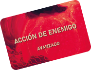 Cartas de acción de enemigo avanzada